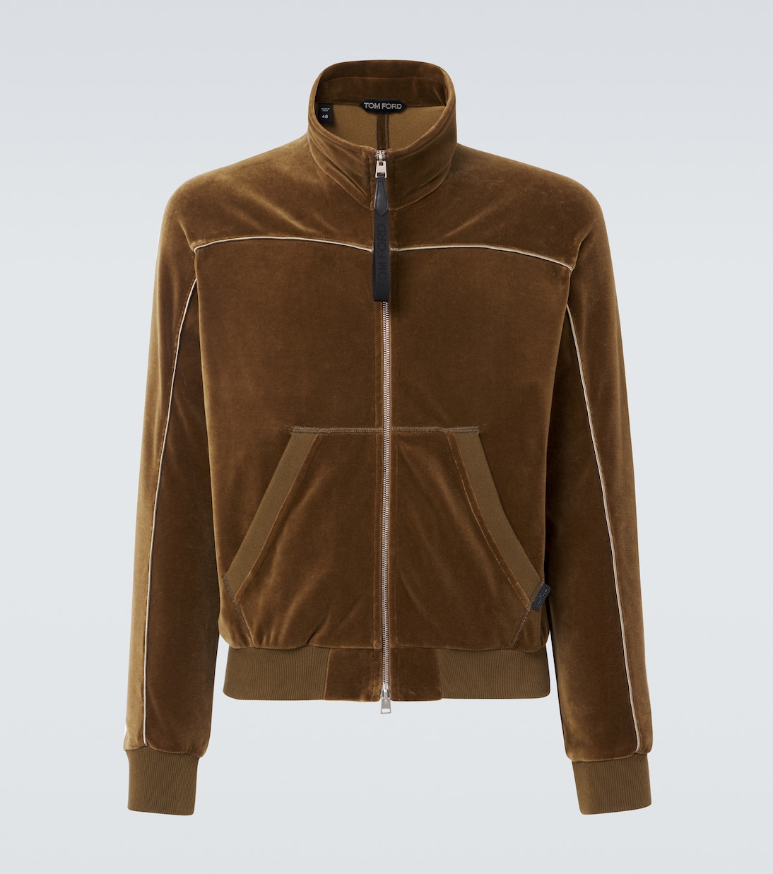 

Спортивная куртка из бархата с добавлением хлопка Tom Ford, Olive Green