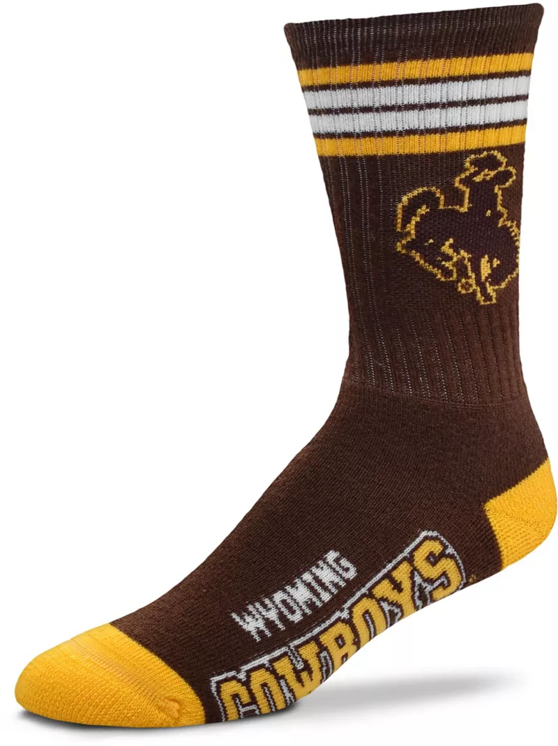 

Носки Deuce Crew с 4 полосками для босых ног Wyoming Cowboys For Bare Feet