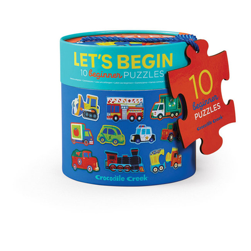 

Пазлы Crocodile Creek 2-Piece Let’S Begin Puzzle: Vehicles