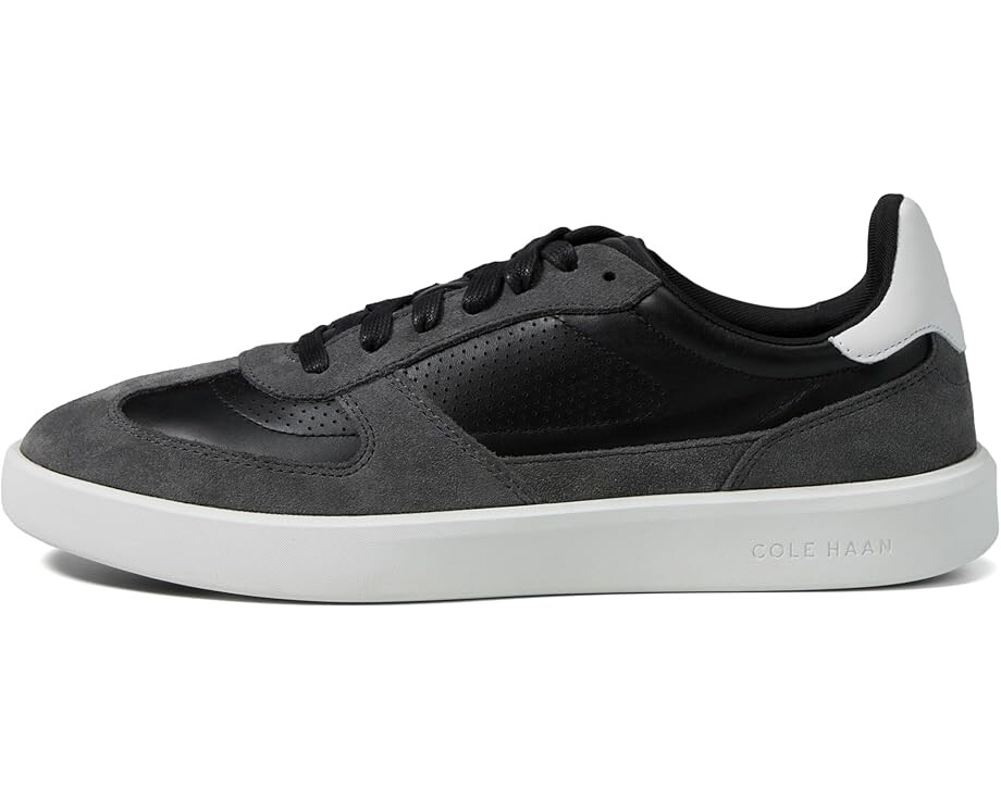 Кроссовки Cole Haan Grand Crosscourt Modern Turf Sneaker, цвет Black/Gray Pinstripe/Optic White — фото 4