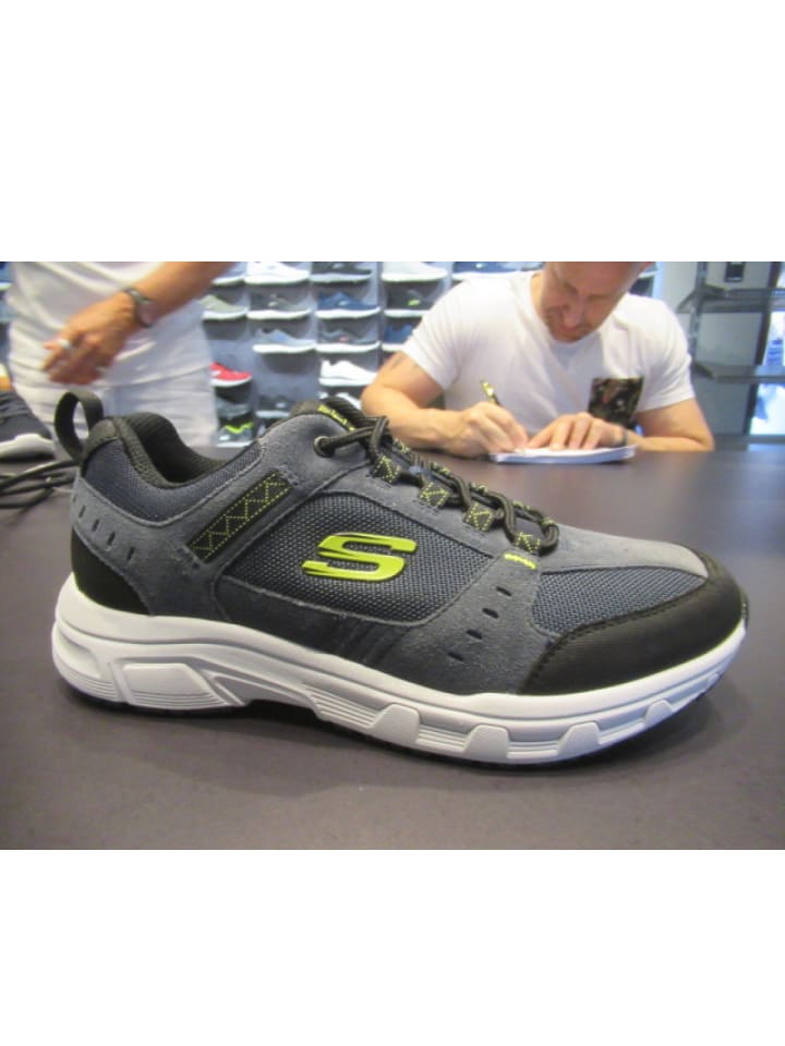 Skechers Footwear Спортивные кроссовки на шнуровке Qak Canyon синего цвета