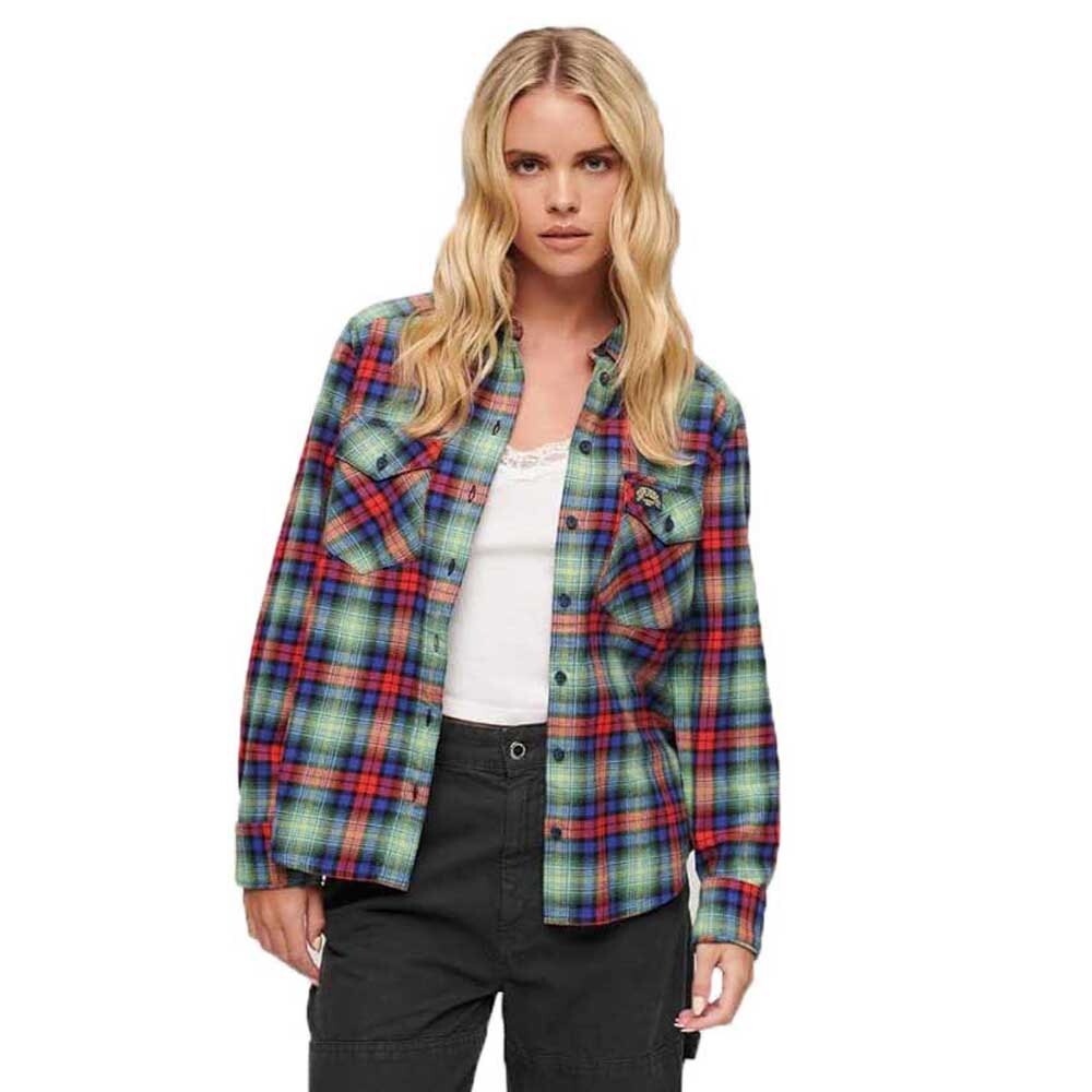 

Рубашка Superdry Lumberjack Check Flannel, разноцветный