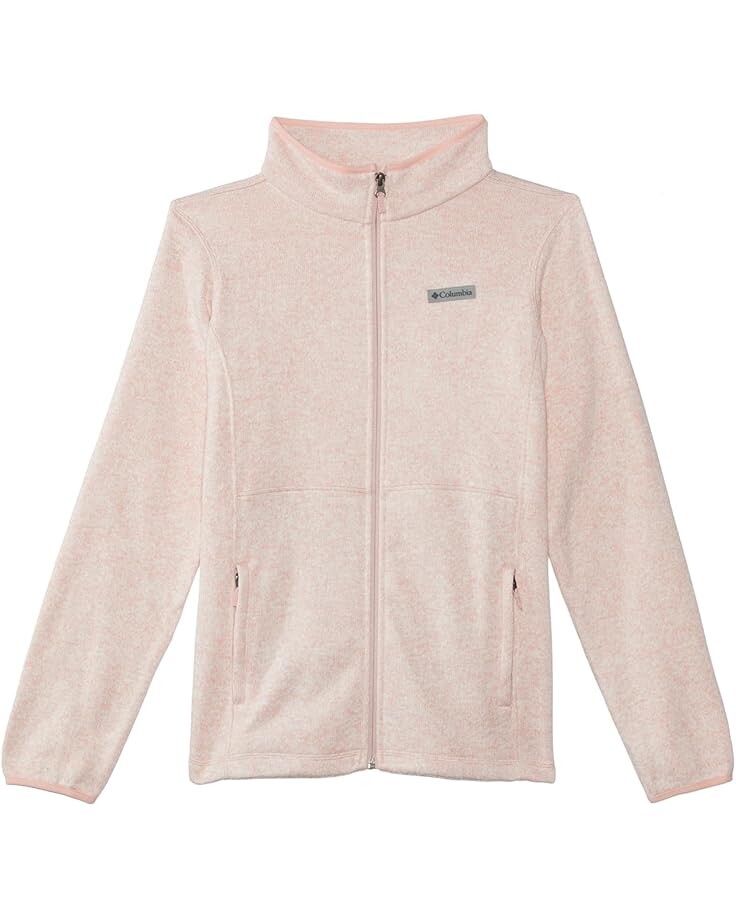 

Куртка Columbia Kids Sweater Weather Full Zip, цвет Dusty Pink Heather