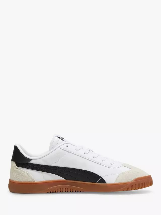 

Кроссовки PUMA Club 5v5 Leather Lace Up, цвет white/gum