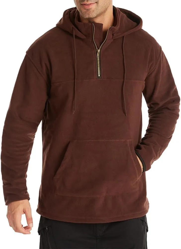 

Мужская толстовка с капюшоном и карманами-кенгуру LUORUAN