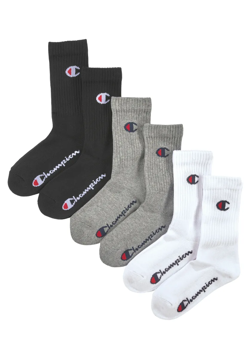

Спортивные носки Champion "6pk Crew Socks" (комплект, 6 пар), черный