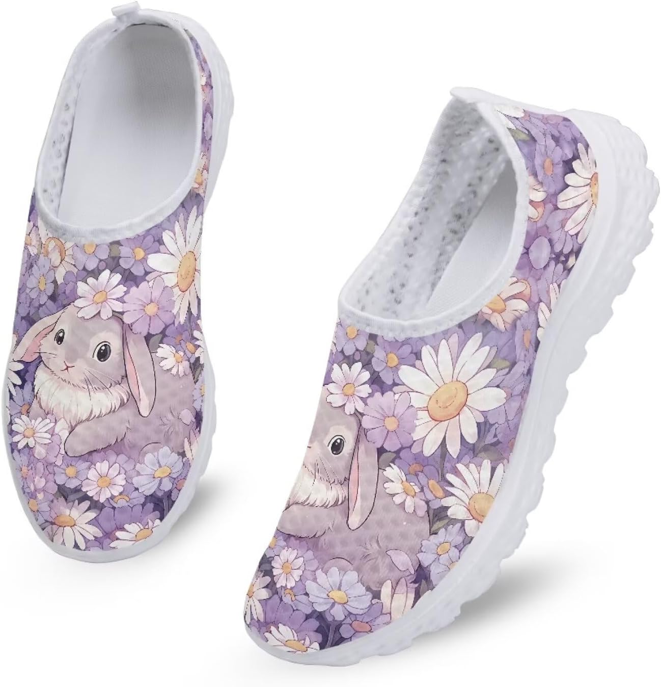 

Модные кроссовки Kuiaobaty для женщин без шнурков, мужские прогулочные обувь, спортивная повседневная обувь, легкие дышащие лоферы, фиолетовый