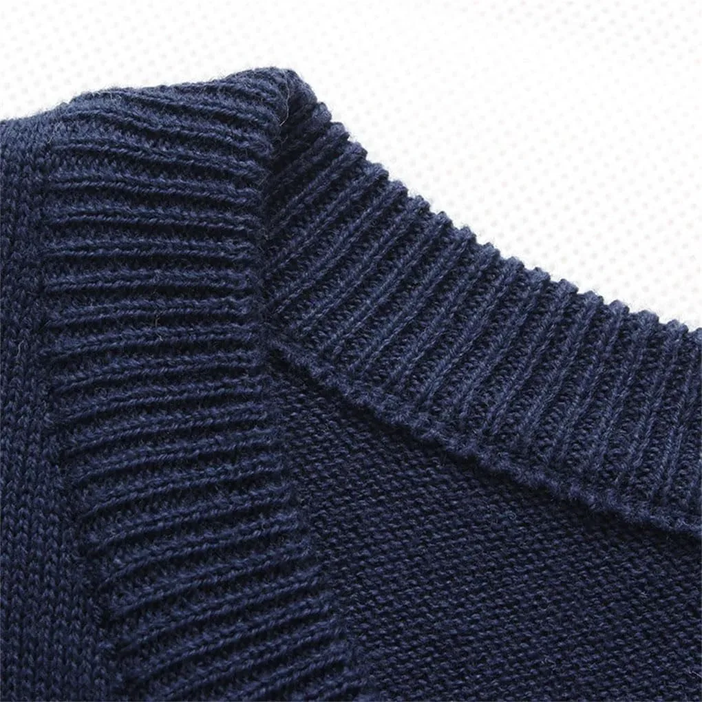 Мужской свитер O Neck в полоску Slim Fit — фото 3