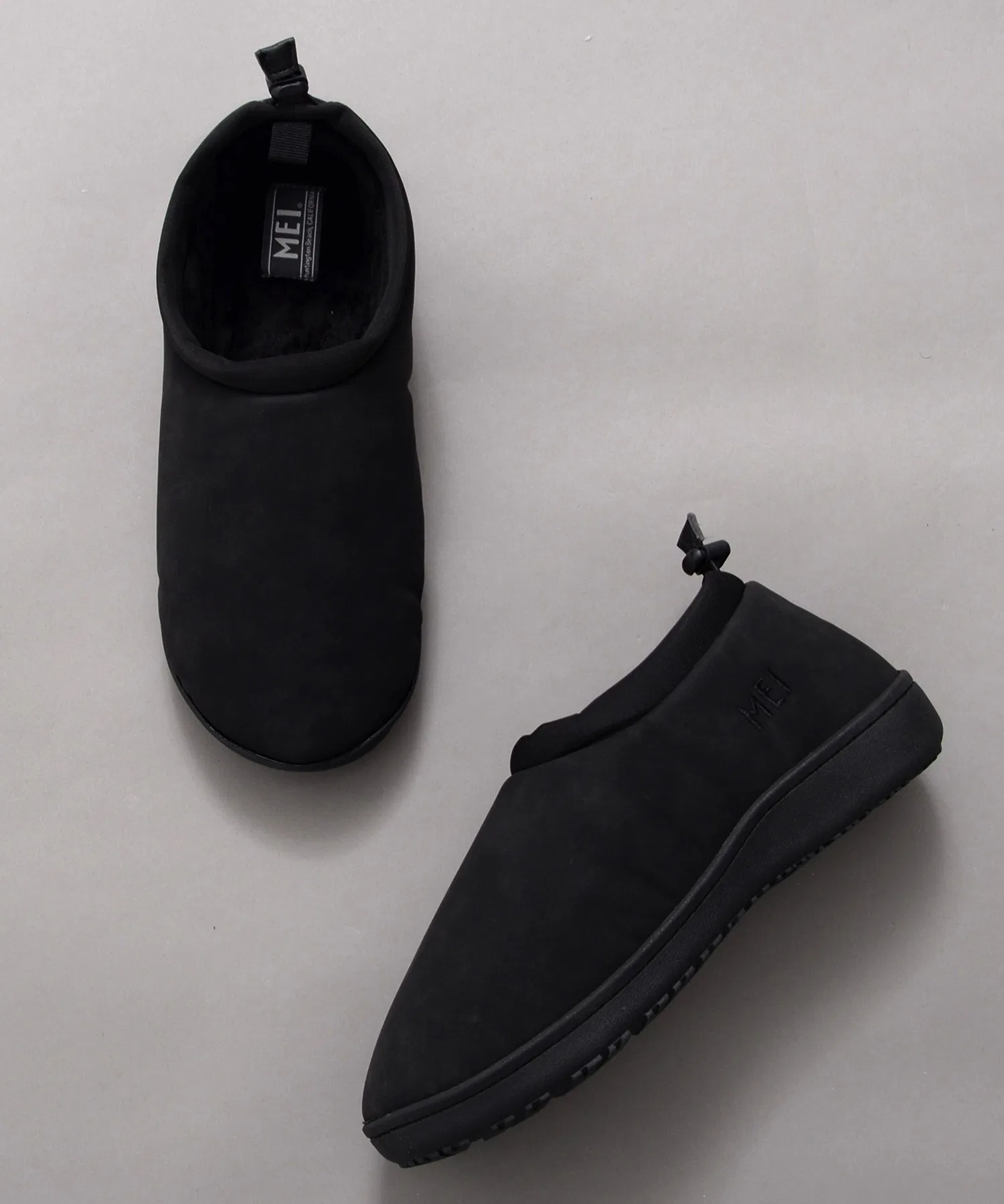 Мужские мокасины MEI MOUTON MOC SHOES чёрные