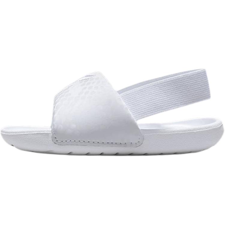 Nike Скользящие детские туфли Kobe Kawa Slide Anti Slip Wear Resistant Low Top для малышей белые