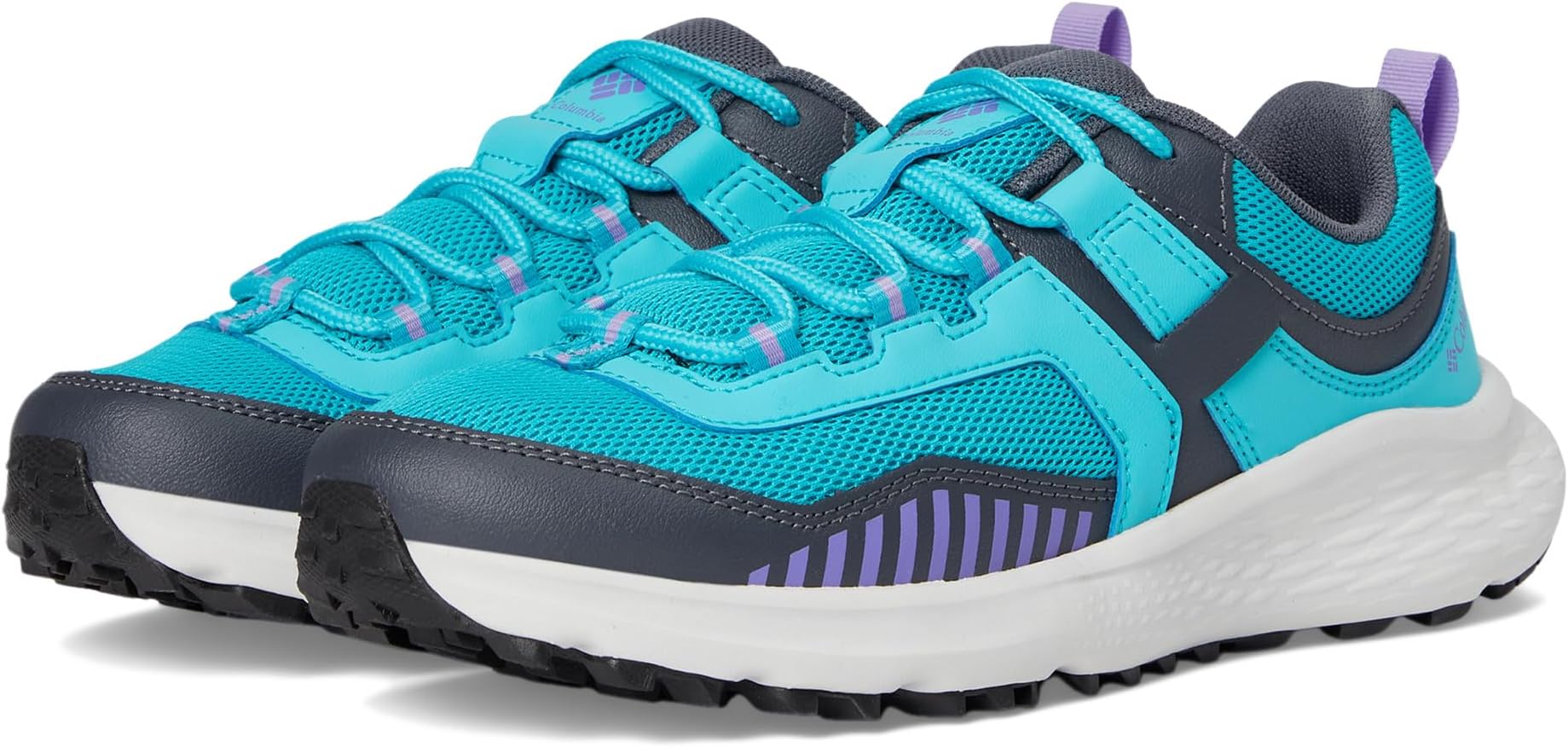 

Походные ботинки Columbia Kids Konos Low, цвет Geyser/Paisley Purple