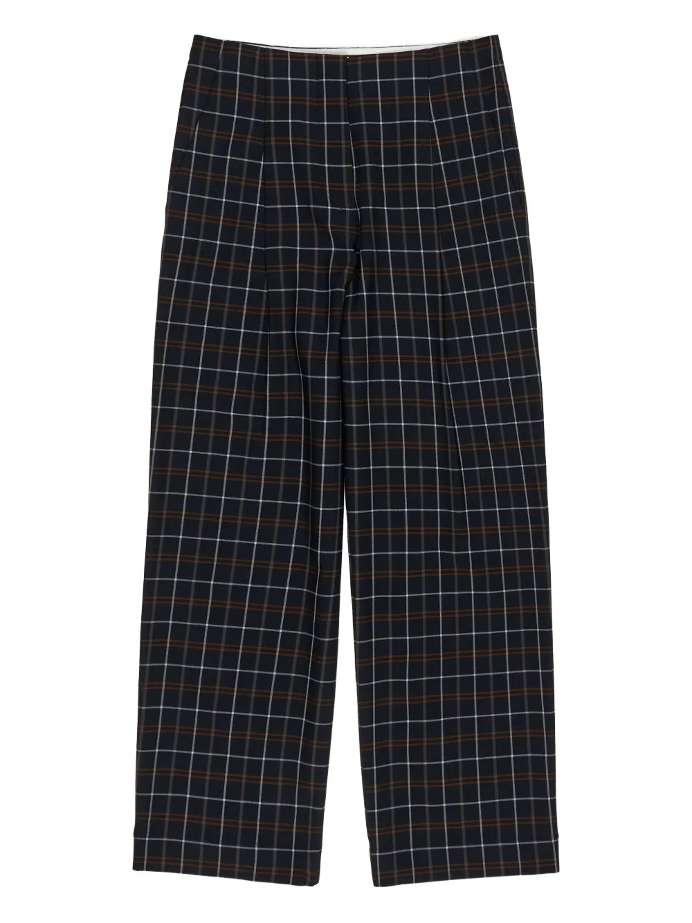 

Клетчатые брюки со складками Bimba Y Lola, синий