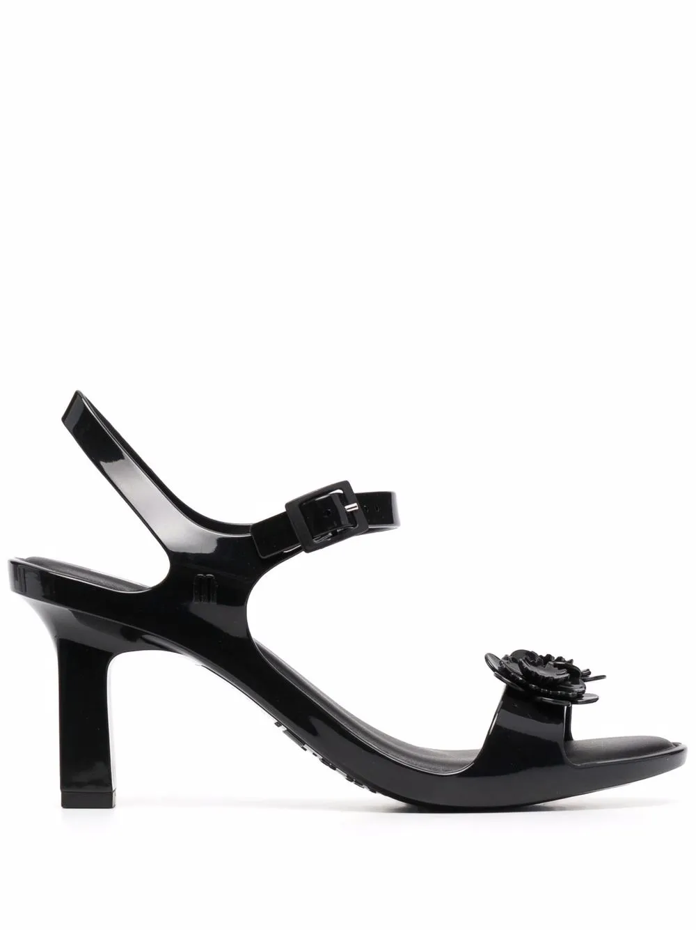 Сандалии Melissa с открытым носком Viktor & Rolf, черный
