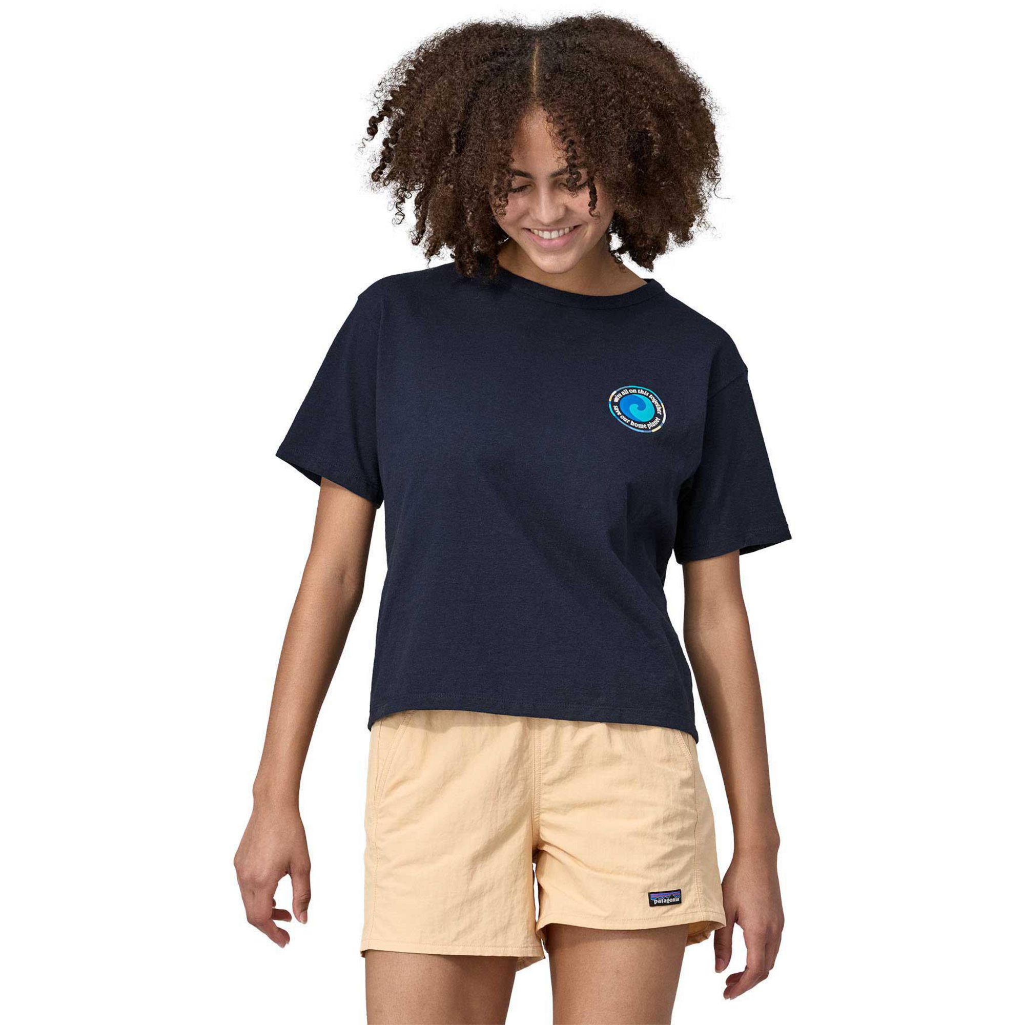 Женская футболка Unity Fitz Easy Cut Responsibili Tee Patagonia, New Navy — фото 2