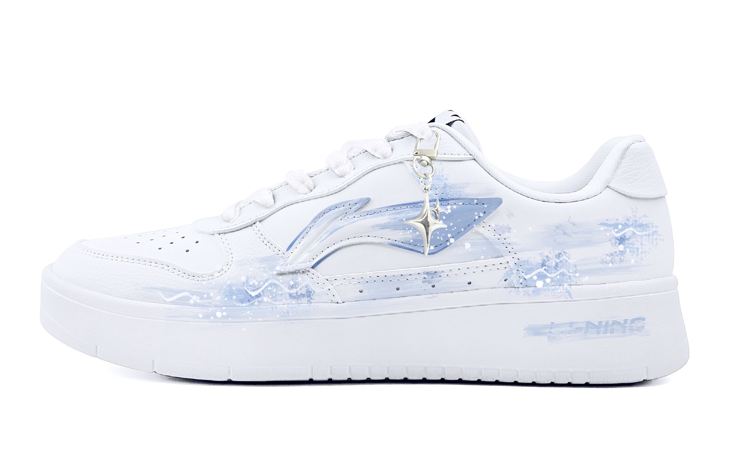 

Li-Ning Floating Boat Steam Rose, Polaris легкие и дышащие низкие кроссовки для скейтбординга унисекс Blue White