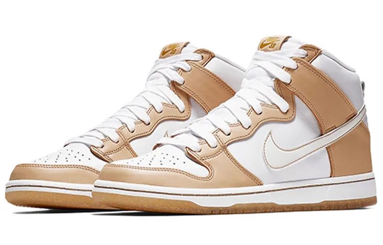 Nike Premier X SB Dunk High Retro White Champagne No‑Coin — фото 3