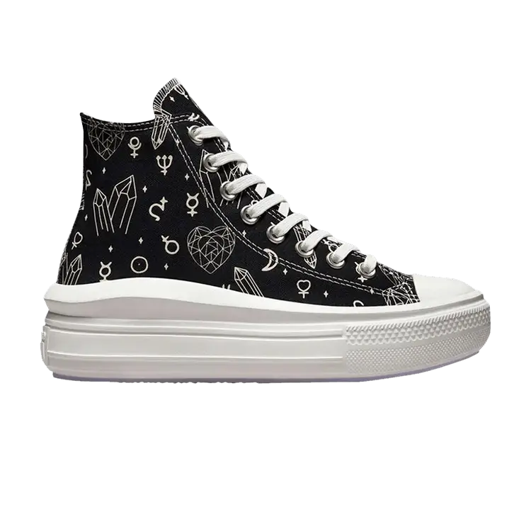 

Кроссовки Converse Wmns Chuck Taylor All Star Move High Mystic Crystals, черный