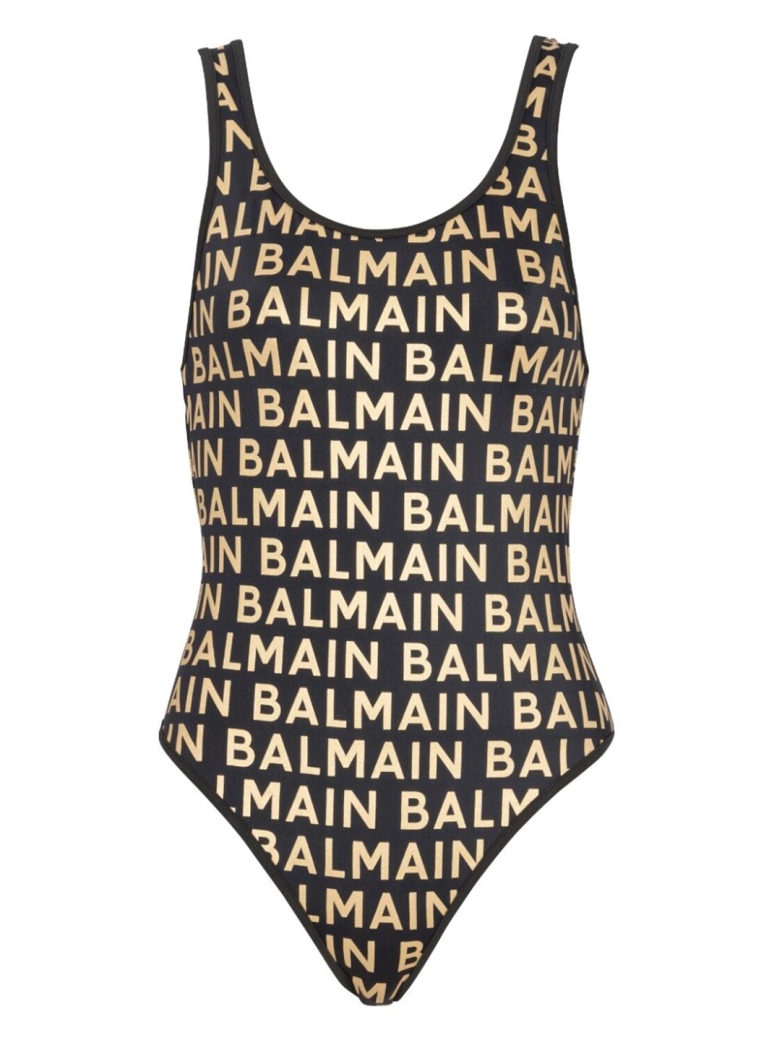 

Balmain купальник с логотипом, черный