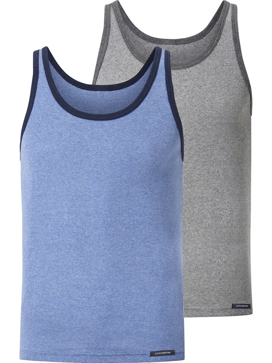 

Жилет Jan Vanderstorm Undershirt Elof, цвет light blue/grey