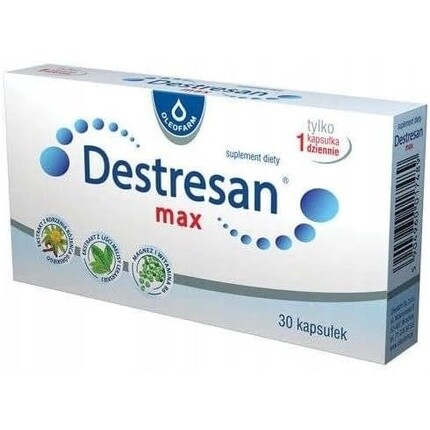 

Oleofarm Destresan MAX Успокаивающая добавка 30 капсул