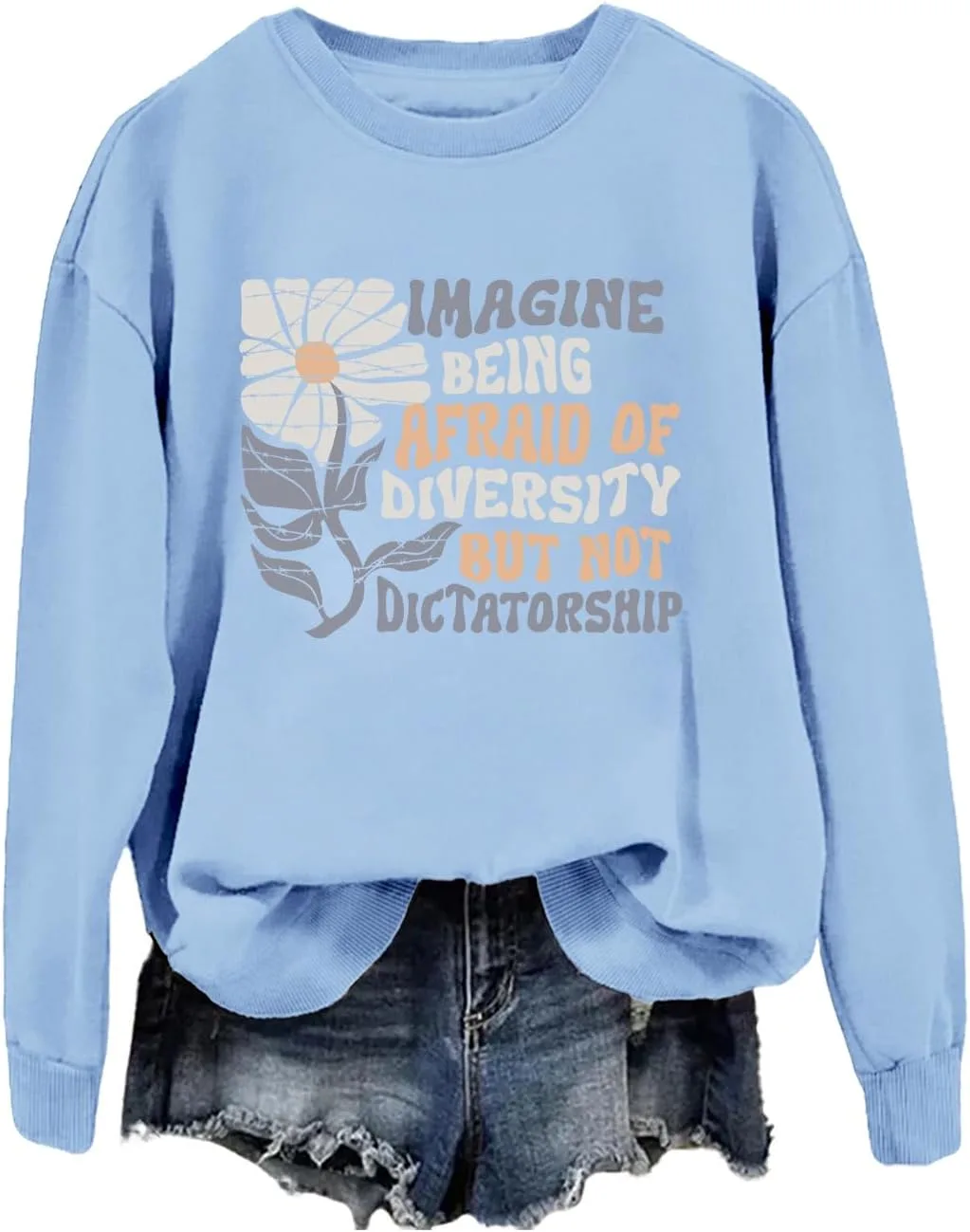 

Толстовка Imagine Being Scared Of Diversity But Not Dictatorship