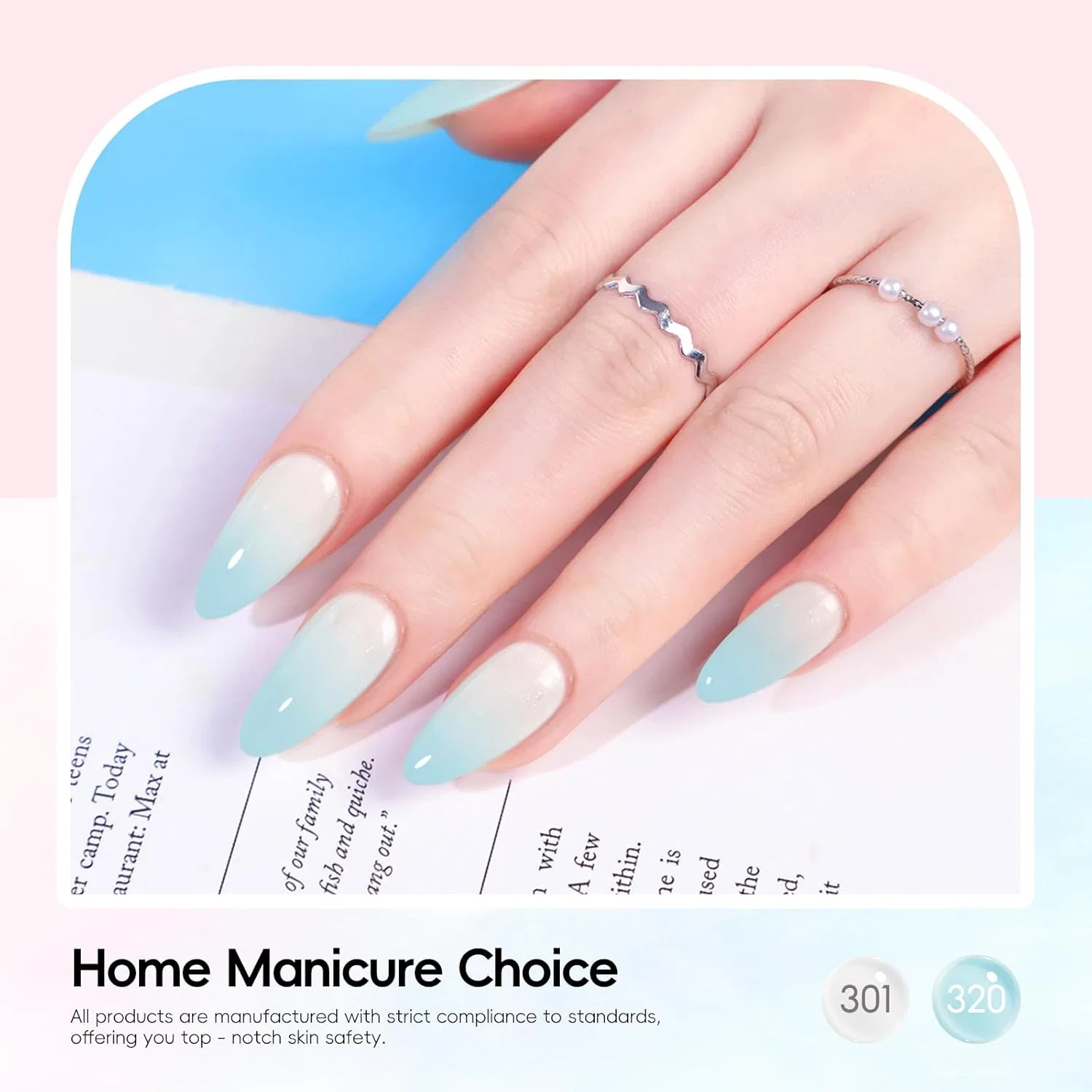 Набор УФ-гель-лаков Peacecolor, 25 цветов Peacecolor, 25 Colors Pastel & Bright Collection — фото 2