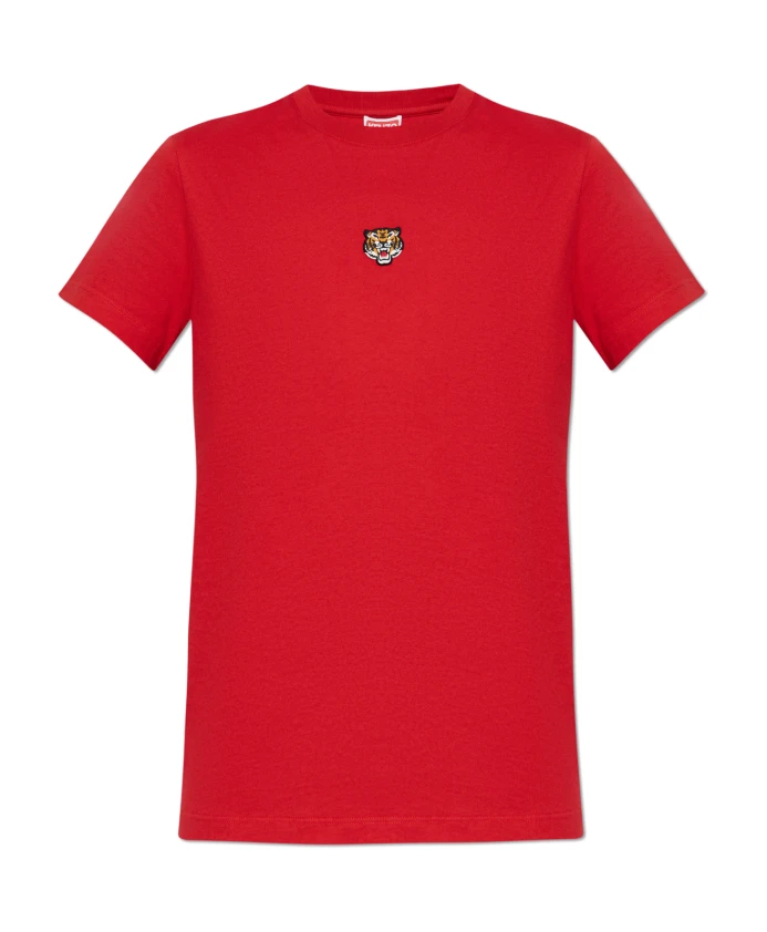 

Футболка с нашивкой Kenzo, красный