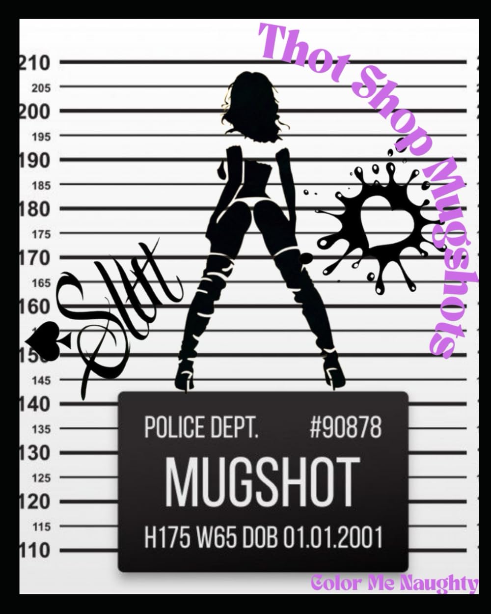 

Thot Shop Mugshots: Adult Coloring Book