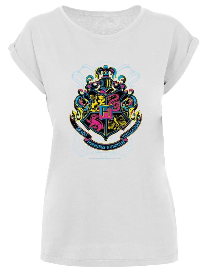 

Футболка F4NT4STIC Harry Potter Neon Hogwarts Crest, белый