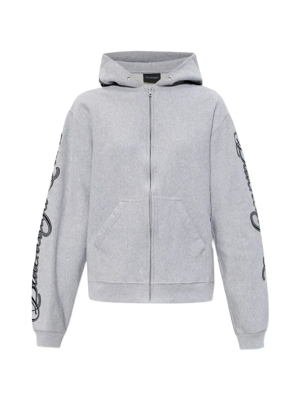 Худи с логотипом BALENCIAGA, серый