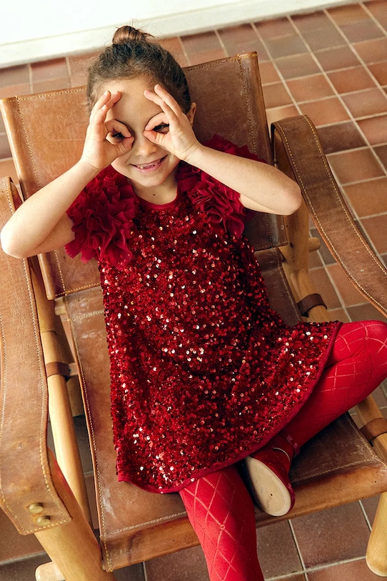 

Детское платье Abel&Lula, красный