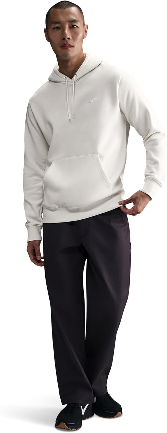 

Толстовка с капюшоном Nike Men's Club из флиса, Sail/Sail/White