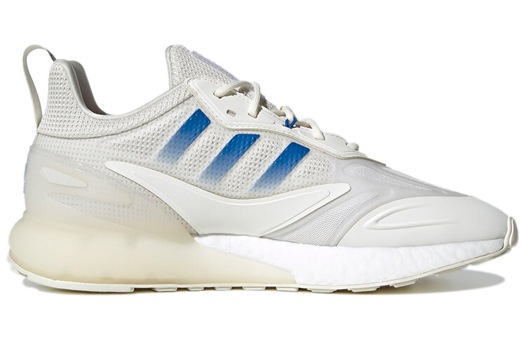 Кроссовки Adidas Originals ZX 2K BOOST 2.0 Lifestyle Unisex, светло-серый/синий — фото 2