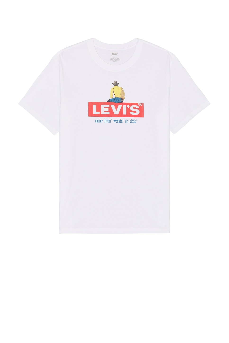 

Футболка свободного кроя с коротким рукавом Levi'S, белый