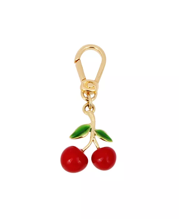 

Коллекционный брелок в виде вишни Coach, gold
