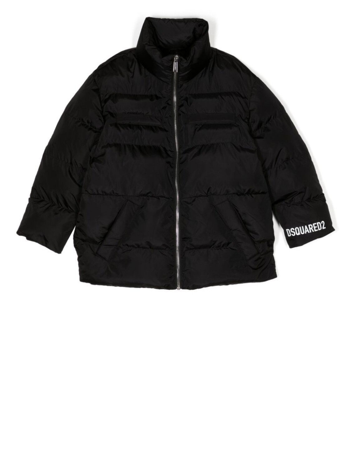 

Dsquared2 пуховик с логотипом, черный