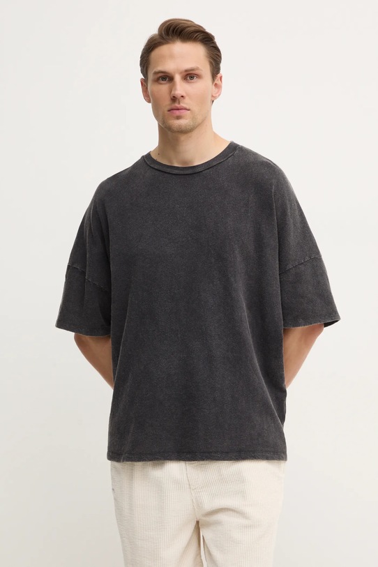 

Хлопковая футболка American Vintage, черный