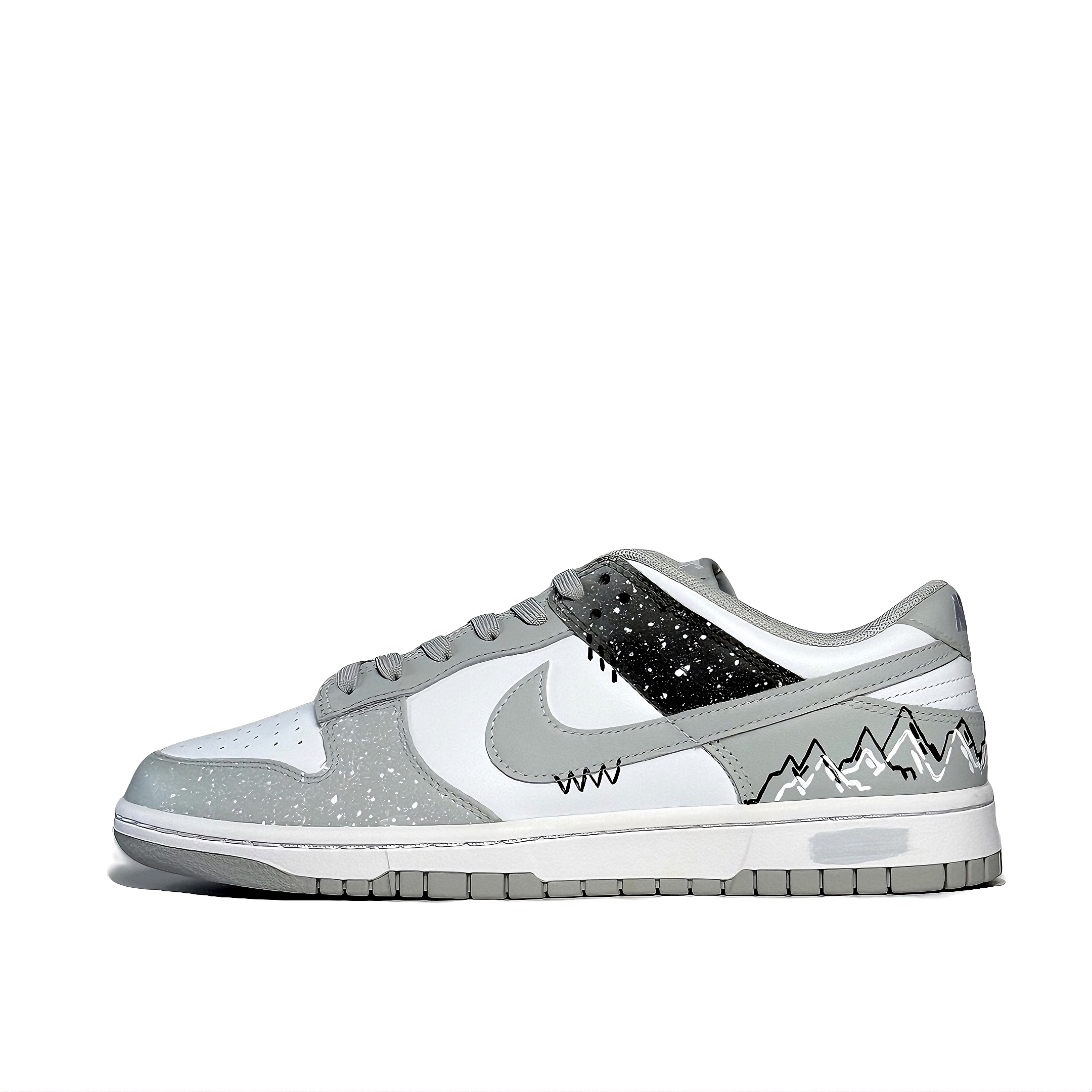 

Кроссовки для скейтбординга Dunk Anti Slip, износостойкие, серые, мужские Nike, Gray
