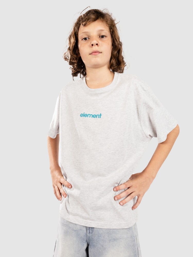Футболка Element Lowcase Bp Kids T-Shirt, mid grey heather — фото 2