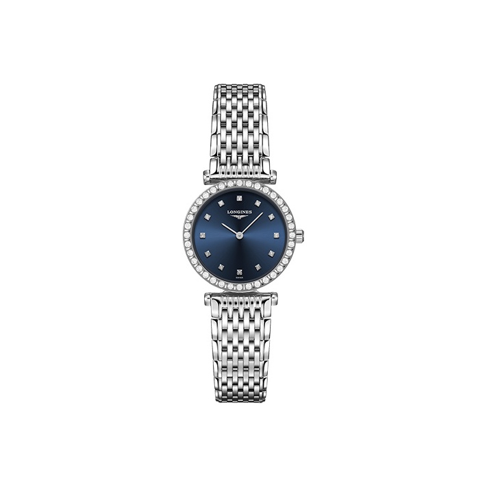 

LONGINES Часы Women's Jialan Collection Watch, Silver Blue Watch Dial