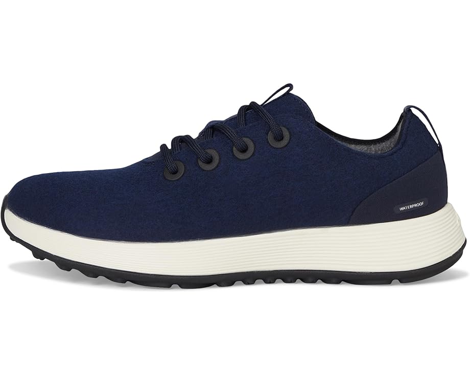 Мужские кроссовки Allbirds Wool Runner Nz Waterproof, Dark Navy (Natural White) — фото 4