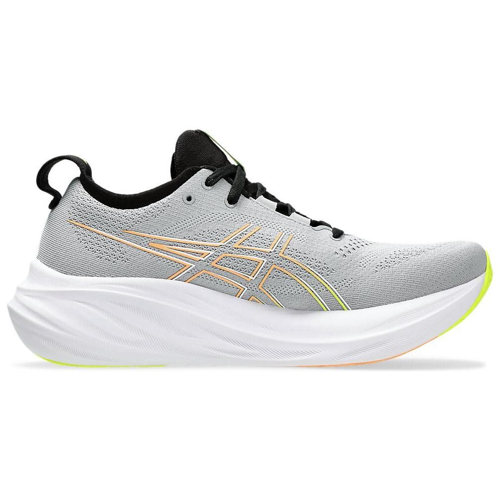Кроссовки мужские GEL-NIMBUS 26 с низким верхом серо-желтые Asics — фото 2