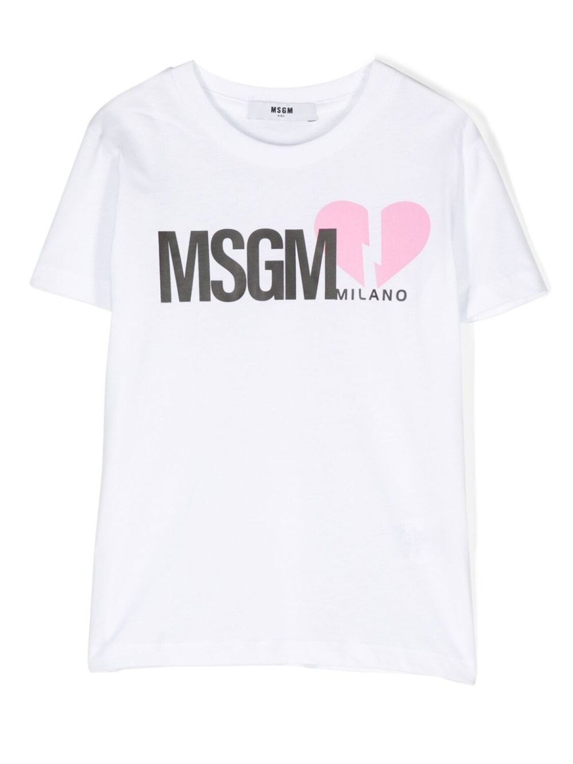 

MSGM Kids футболка с логотипом, белый
