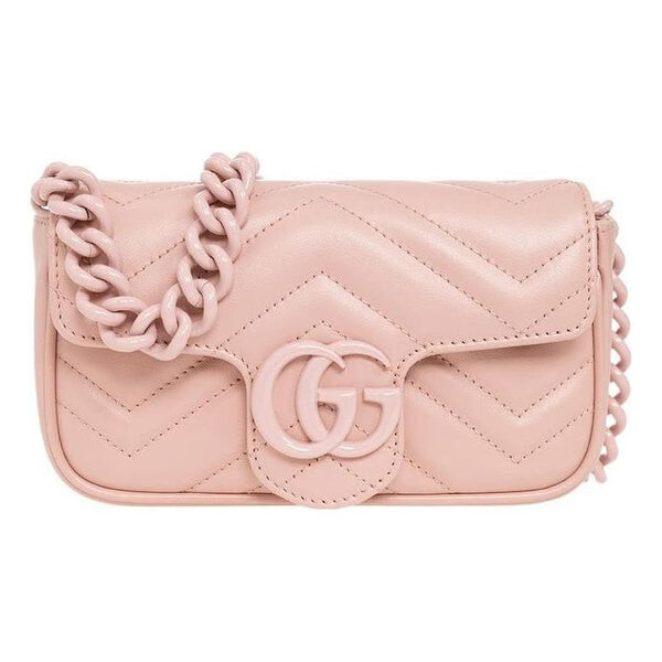 

Сумка gg marmont belt bag 'perfect pink' Gucci, розовый