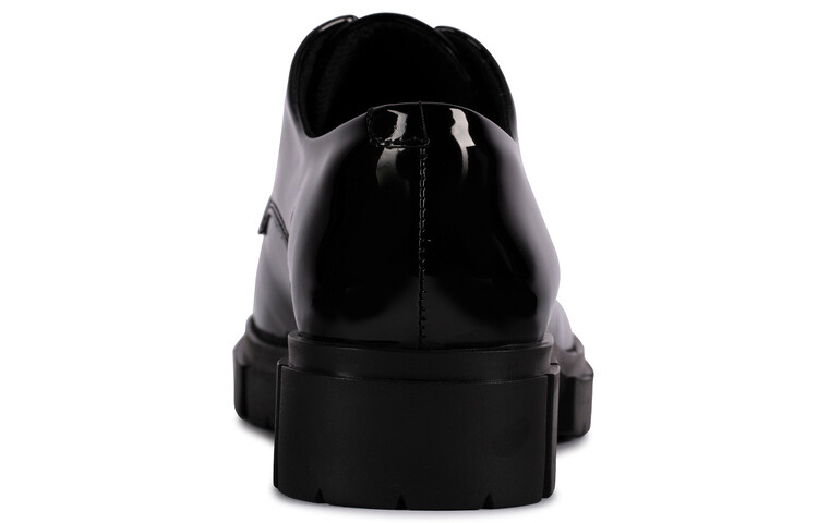 Туфли на платформе женские низкие черные Clarks — фото 4