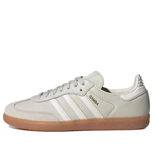 Кроссовки (WMNS) adidas originals Samba OG 'Aluminium Gum', цвет aluminium / chalk white / wonder beige