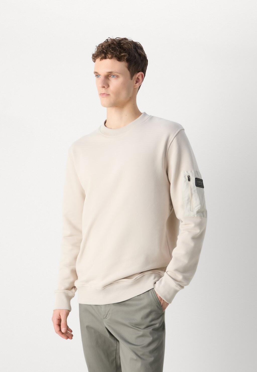 

Толстовка GRIP CREW NECK Barbour International, серый