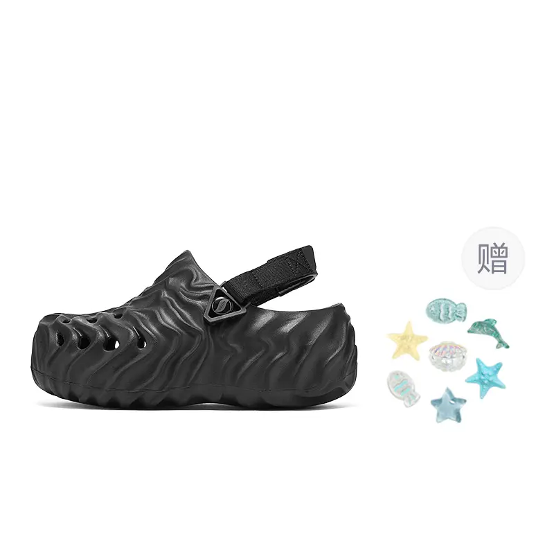 Skechers ФОАМИС женские клоги черные + подарок, цвет Black+Giveaway