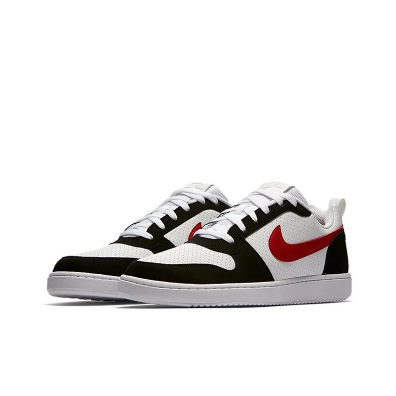 Низкие детские кроссовки для скейтбординга Court Borough Nike, черный/белый/красный — фото 3