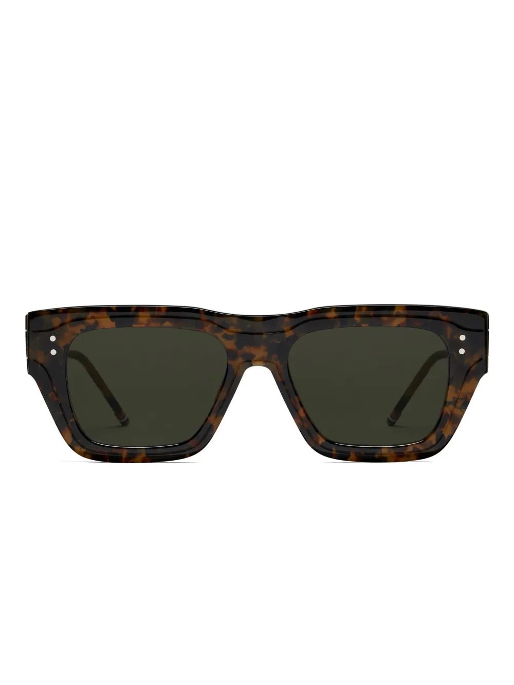 

Солнцезащитные очки в прямоугольной оправе Thom Browne Eyewear, коричневый